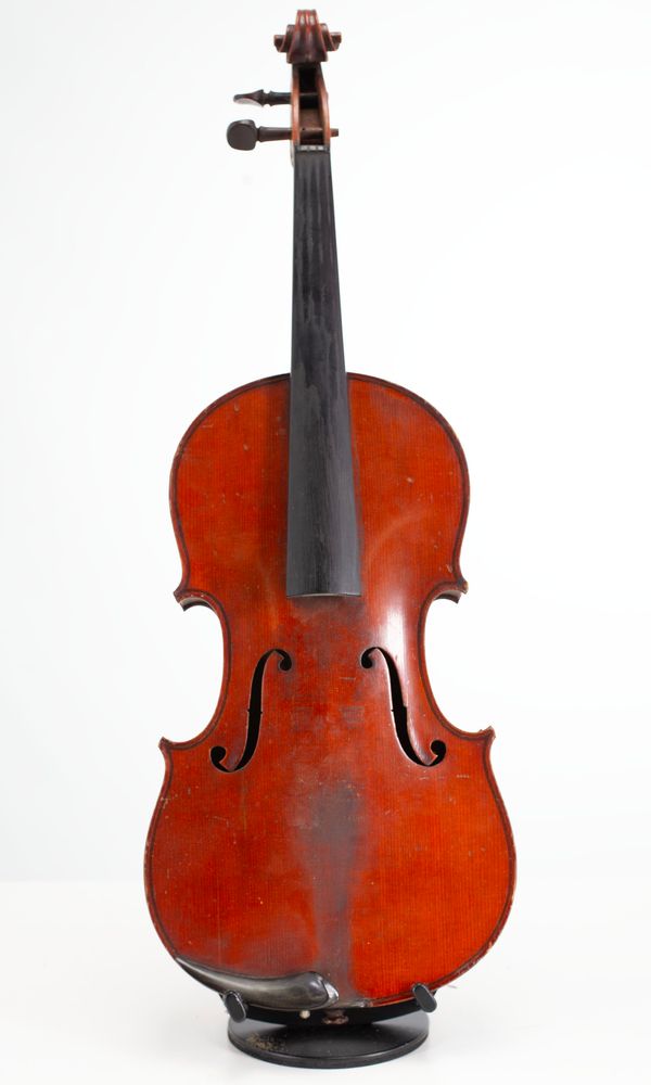 Five violins, varying sizes