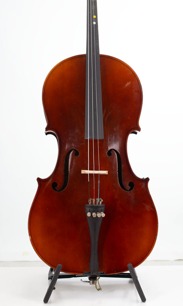 Two child-sized cellos, varying sizes