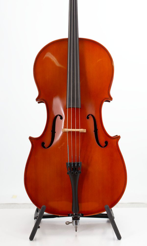 Two child-sized cellos, varying sizes