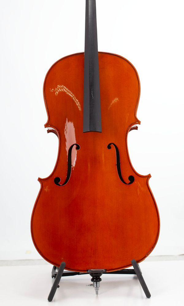 Two child-sized cellos, varying sizes