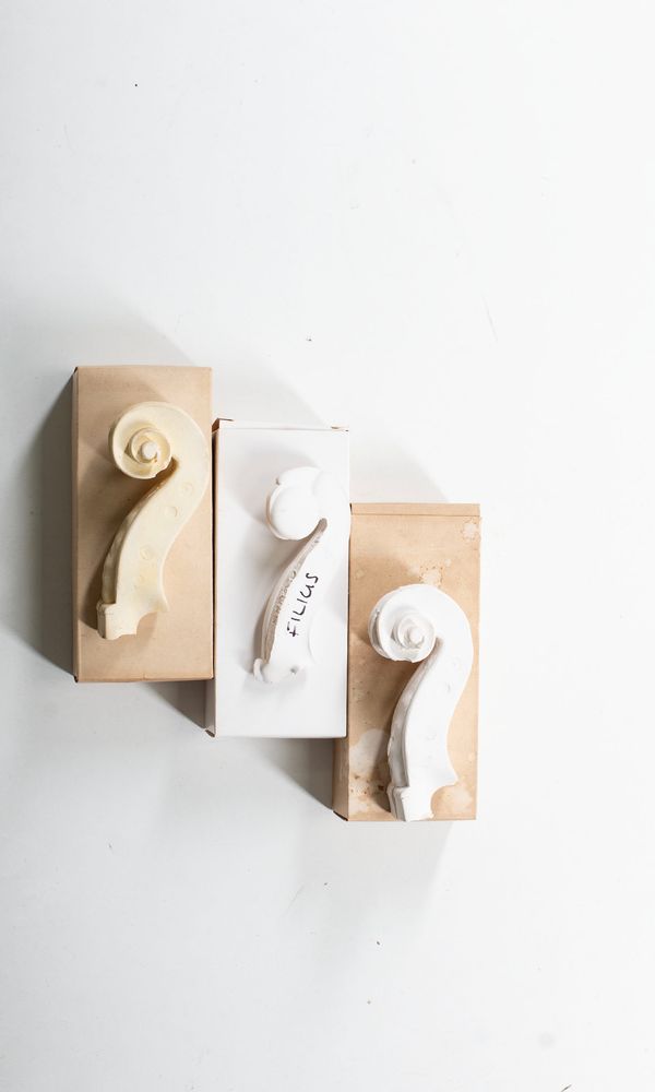 Three Filius Guarneri scroll casts