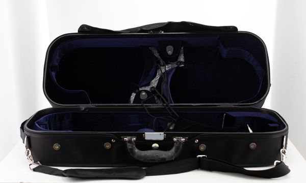 A four-pack violin case, unbranded