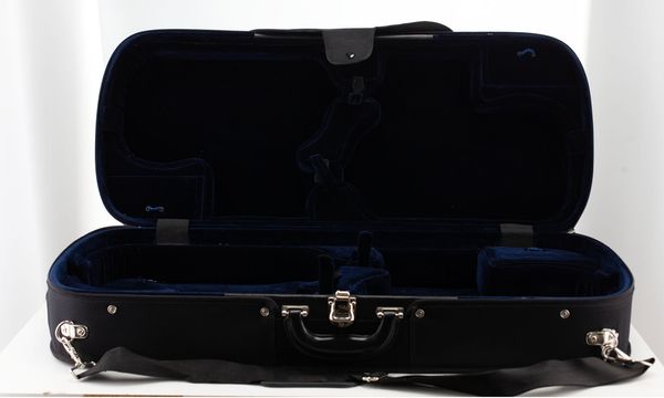 A four-pack violin case, unbranded