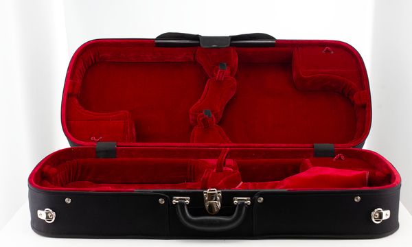 A four-pack violin case, unbranded