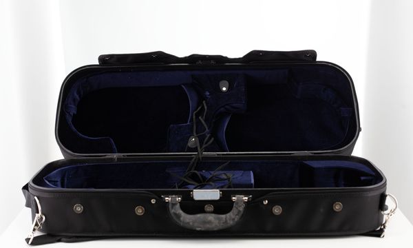 A four-pack violin case, unbranded