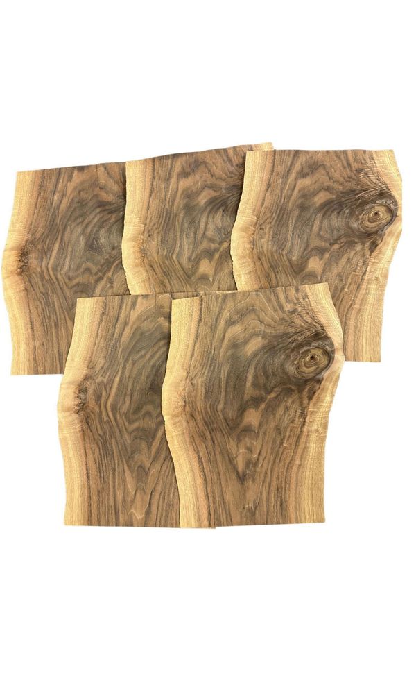 A large quantity of wood veneer, varying types