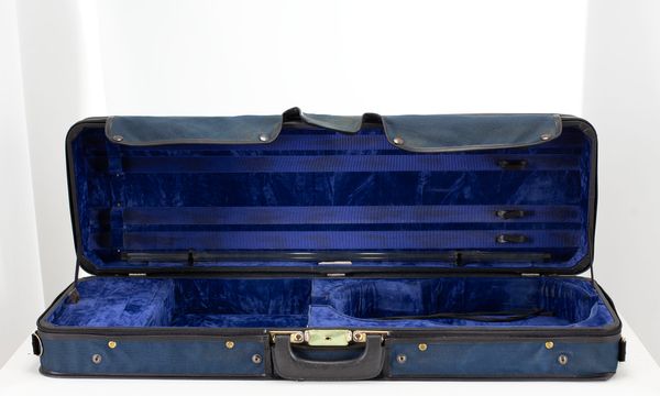 A violin case, unbranded