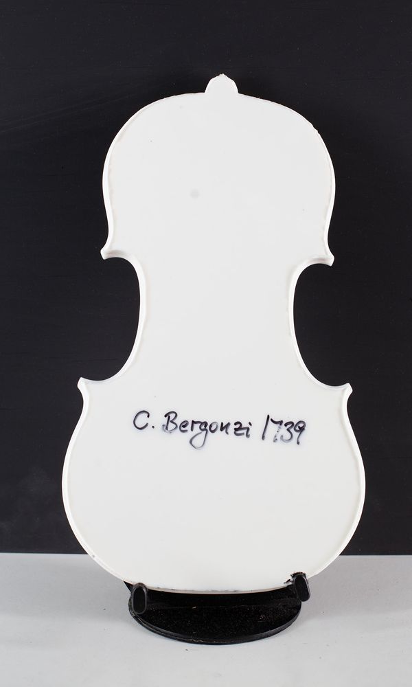 A resin cast of a violin by  Carlo Bergonzi, 1739