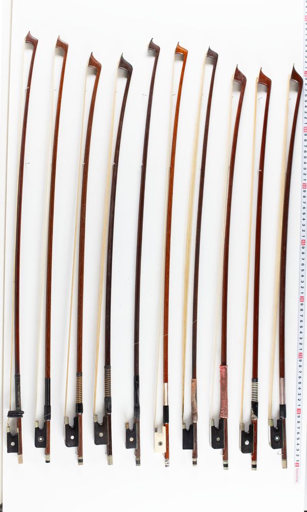 A bundle of twenty bows, varying sizes