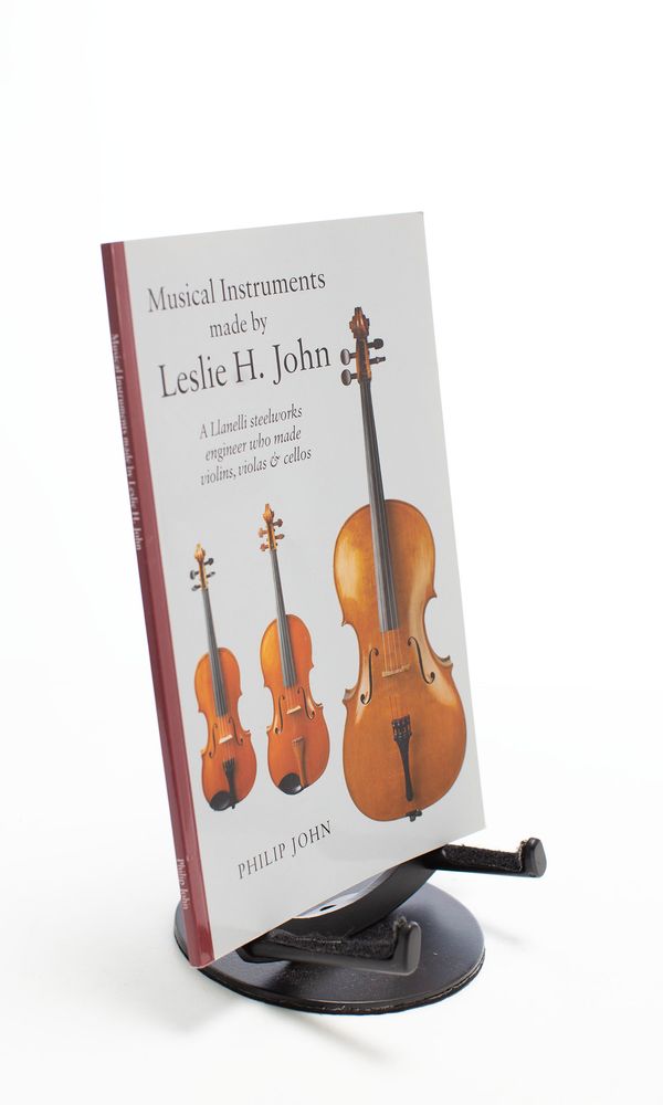 Two books, Musical Instruments made by Leslie H. John and Violins and Violinists