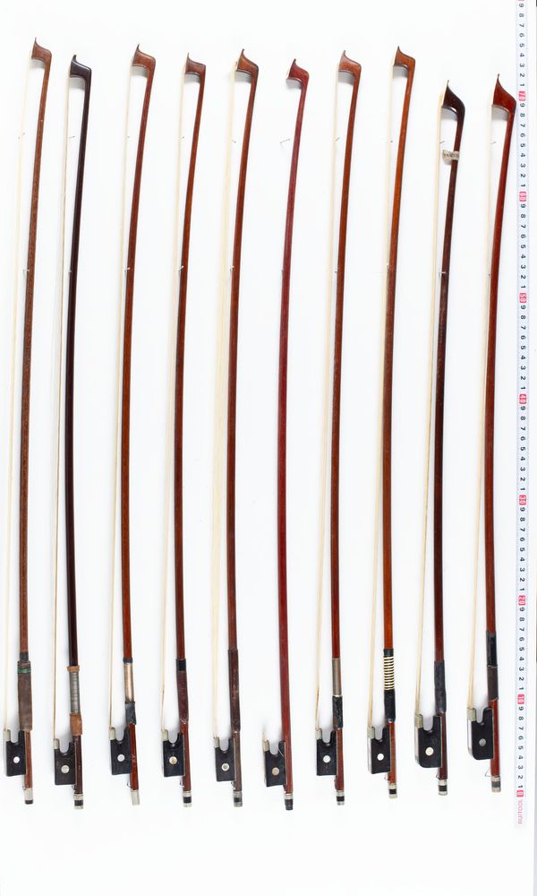 A bundle of twenty bows, varying sizes