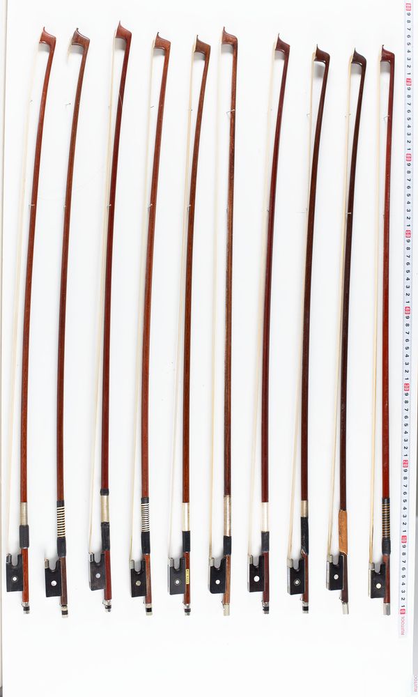 A bundle of twenty bows, varying sizes