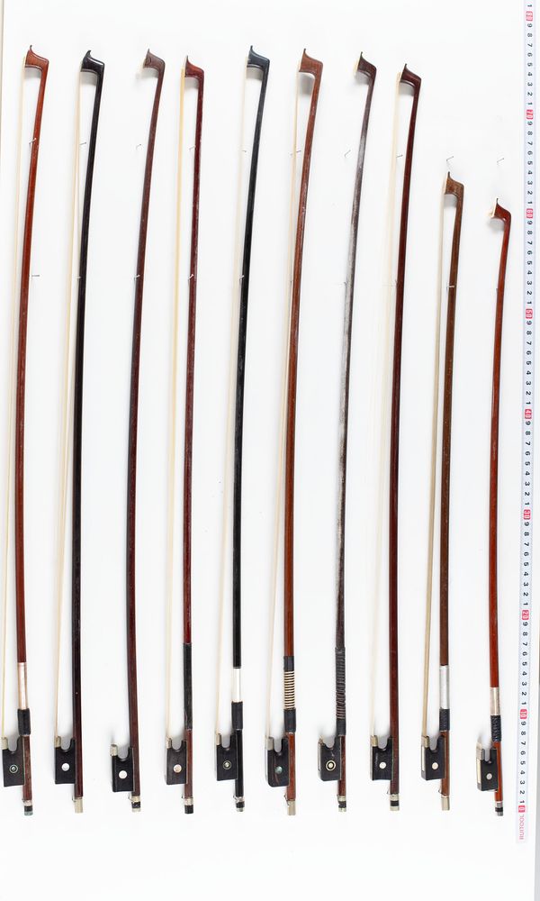 A bundle of twenty bows, varying sizes