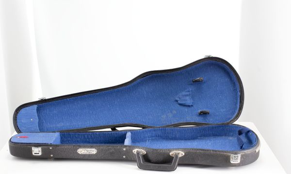 A bundle of three violin cases