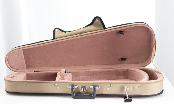 A bundle of three violin cases