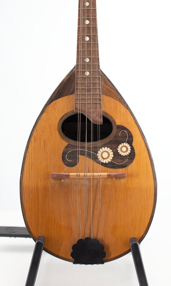 A mandolin, labelled Carlo Ricordo