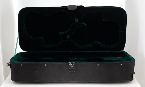 A quad violin case, unbranded