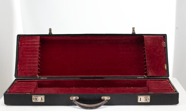 A twenty-two slot bow case, unbranded