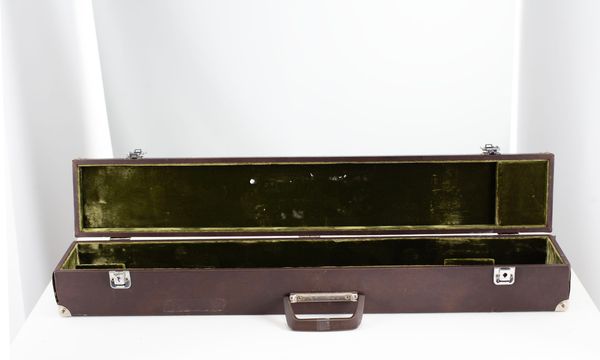 A four slot double bass bow case, unbranded