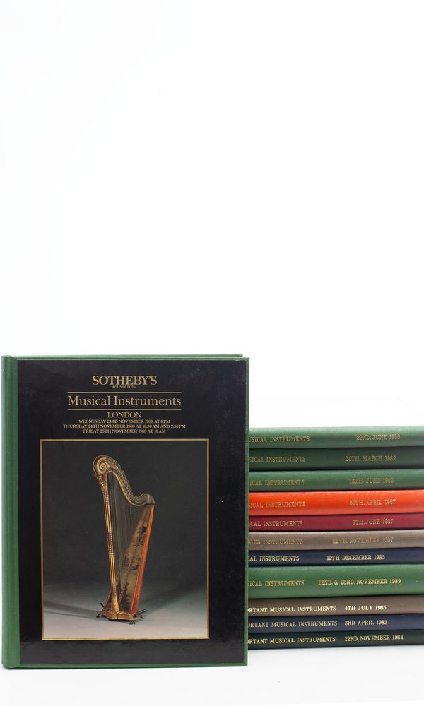 Twelve Hard Bound Sotheby's Catalogues