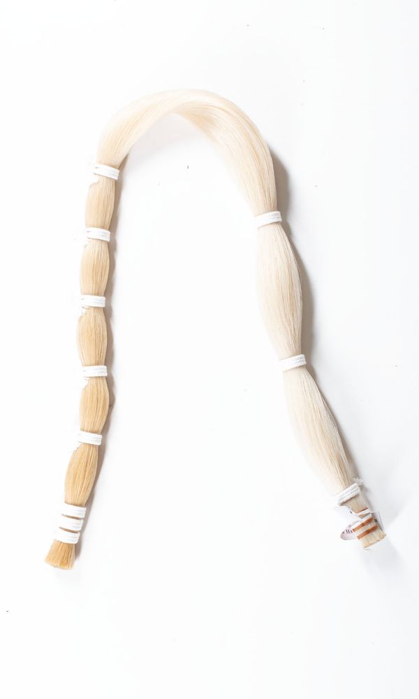 A bundle of bow hair