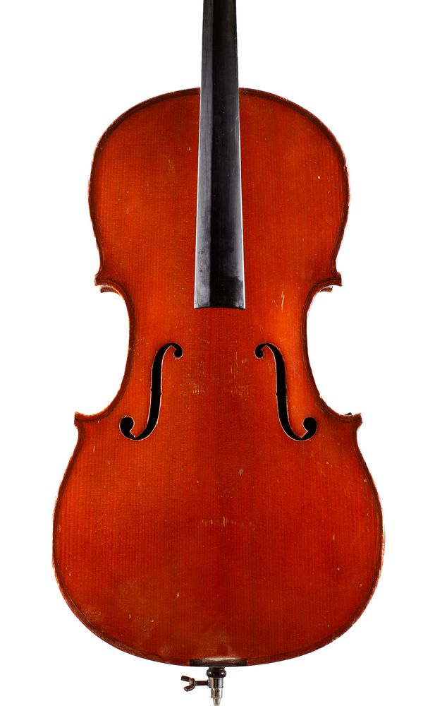 A quarter-sized cello, labelled Skylark