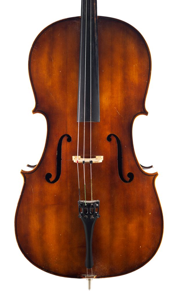 A cello, labelled Stentor Student I