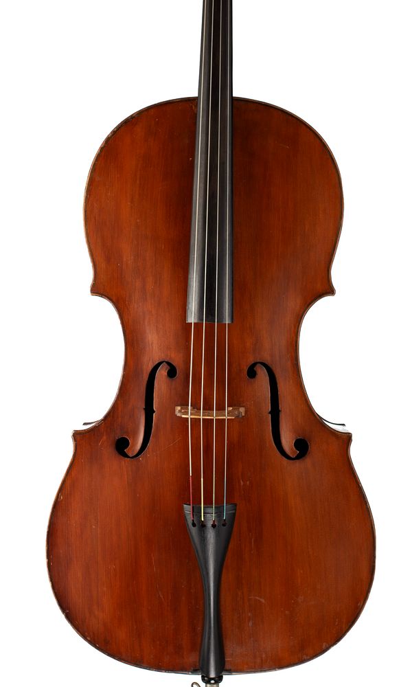 A cello, possibly England, circa 1890