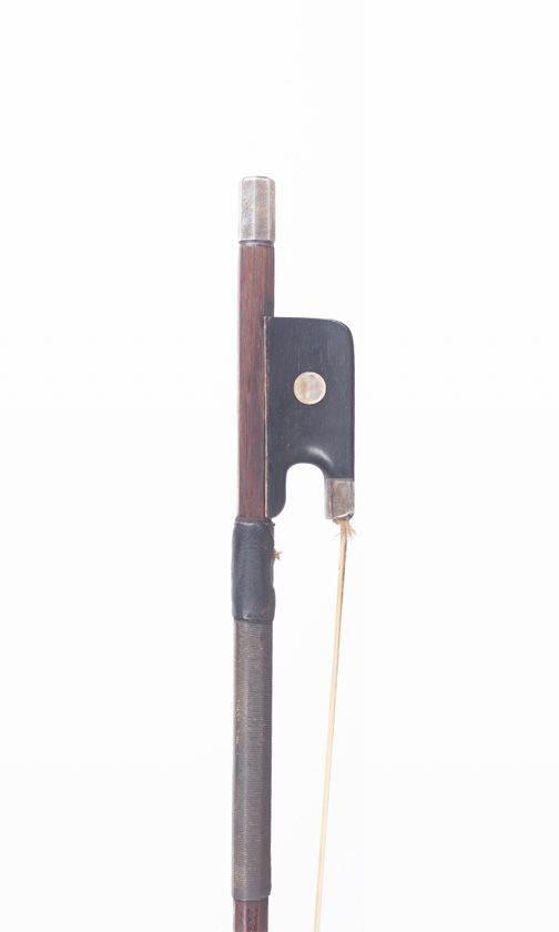 A silver-mounted violin bow by James Tubbs, London, circa 1870