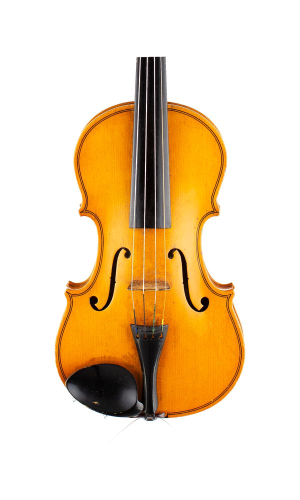 A child size violin, unlabelled