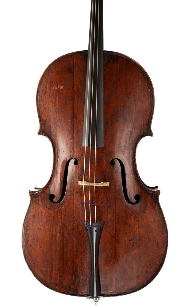 A cello, probably Italy, 18th Century