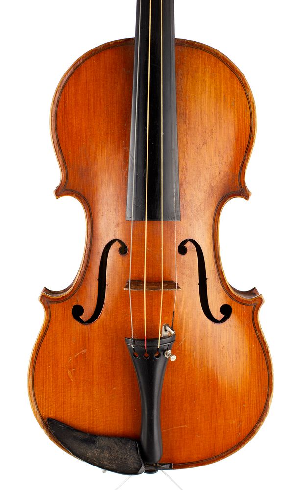 A violin, labelled The Metro Standard Violin