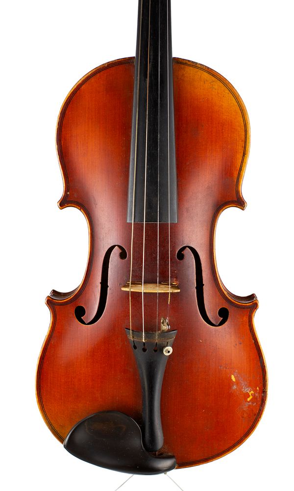 A violin, labelled J. B. Vuillaume