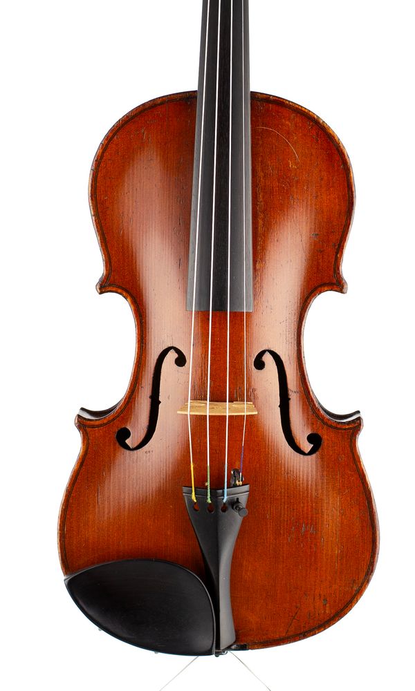 A violin, labelled The Maidstone