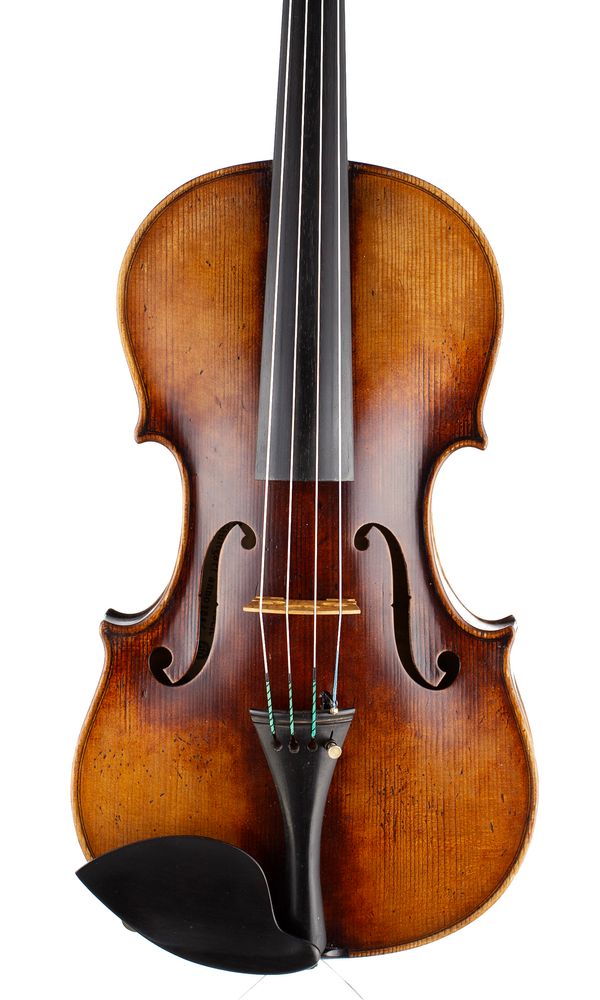 A viola, labelled Anton Sprenger