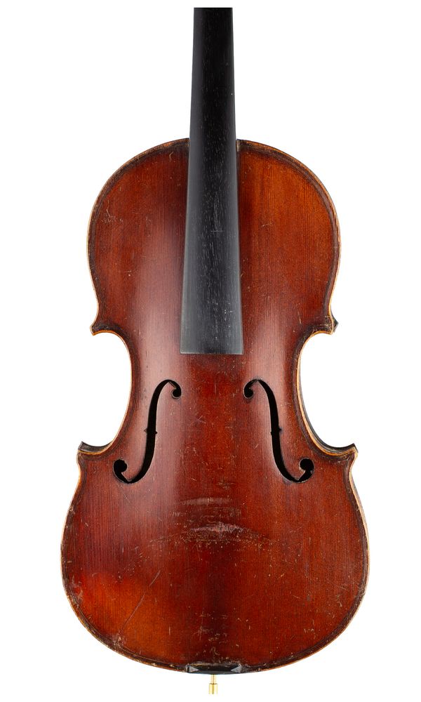 A three-quarter sized violin, labelled Compagnon