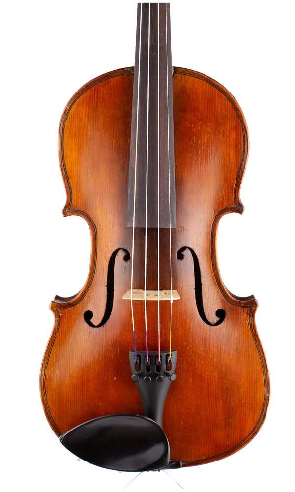 A violin, labelled Antonius Stradiuarius