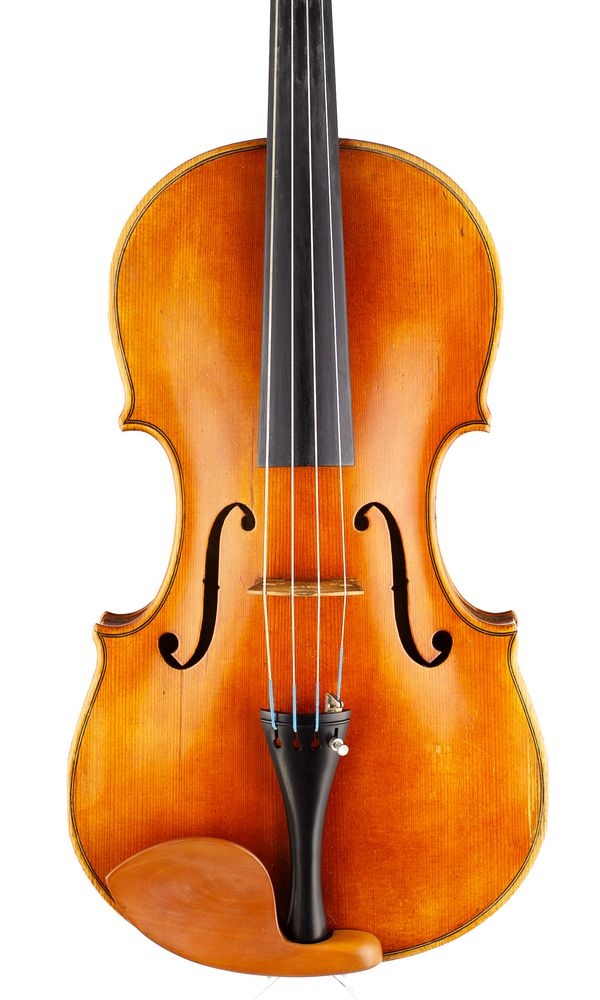 A viola, labelled R. Masens