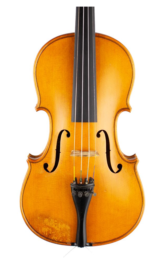 A violin, labelled J. W. Owen