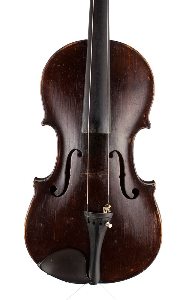 A violin, labelled Nicolaus Amatus Cremonien