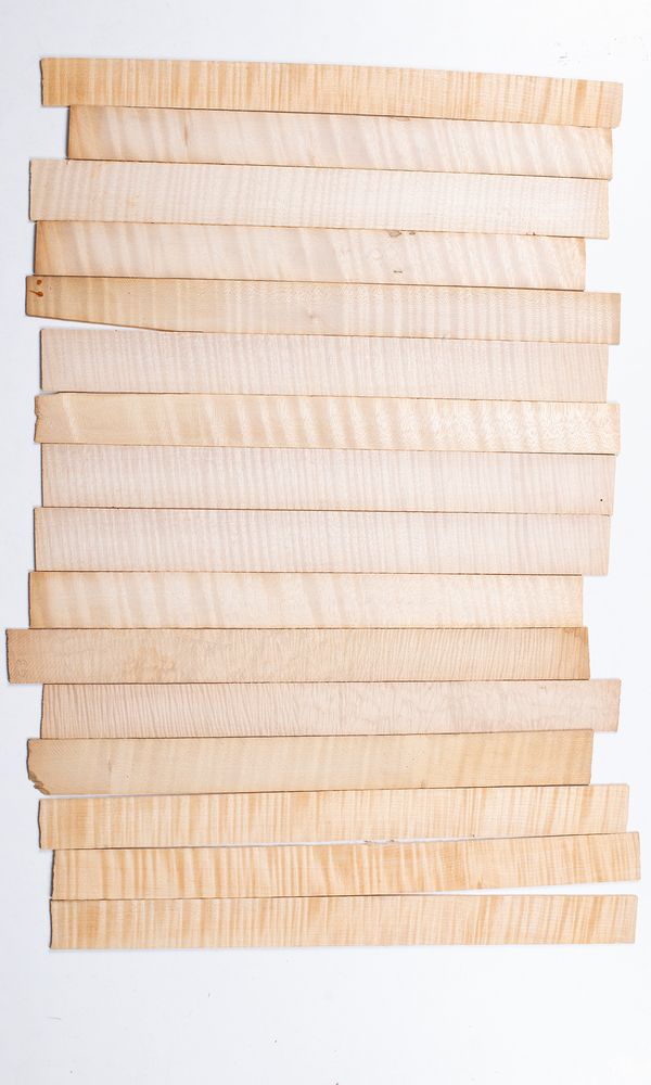 Twenty-fve violin ribs