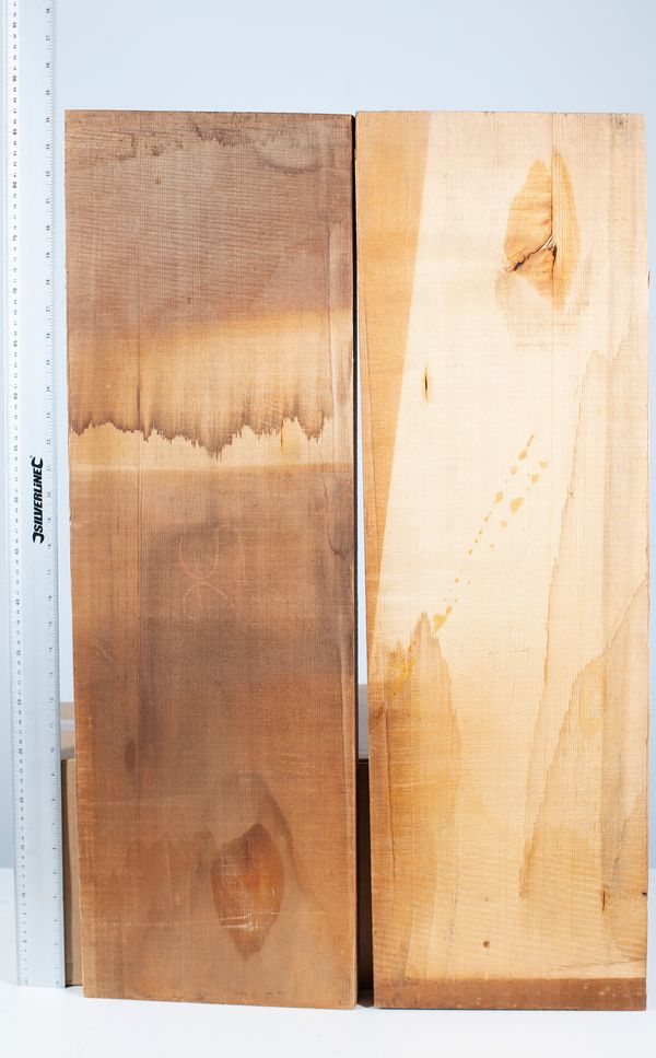 A cello front, spruce