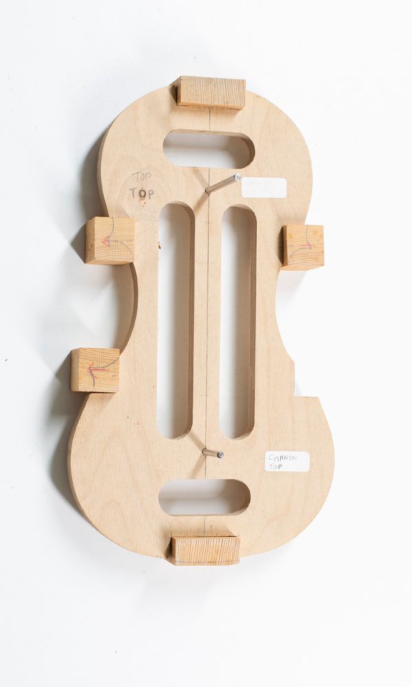 Two violin forms