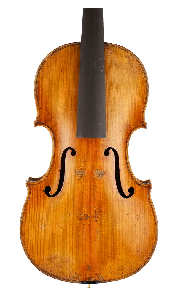 A violin, inscribed J. B. Ceruti [internally]