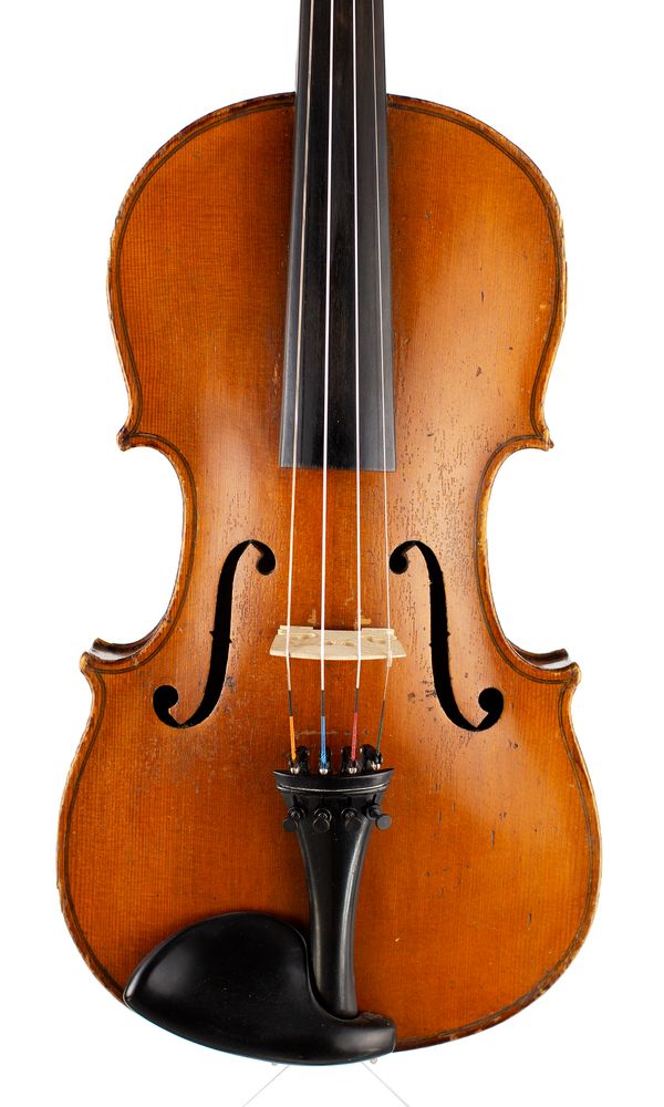 A violin, labelled The Maidstone