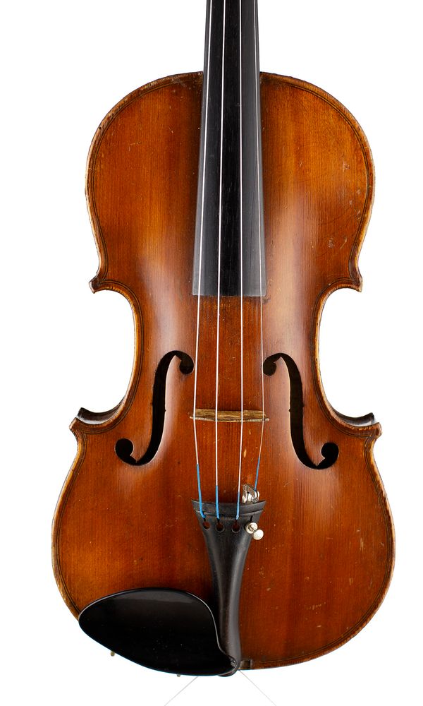 A three-quarter size violin, labelled Jean Renard