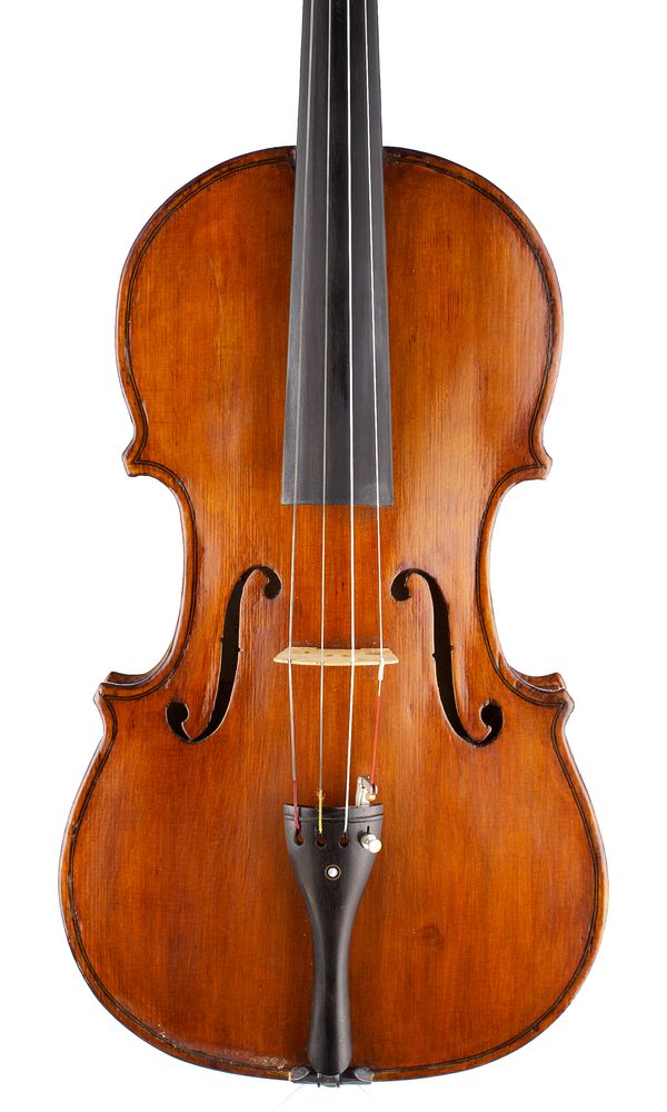 A viola, labelled Peter Robertson