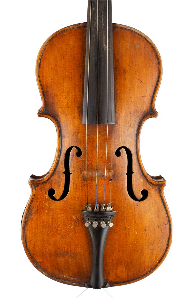 A violin, inscribed [Internally, Indistinctly]