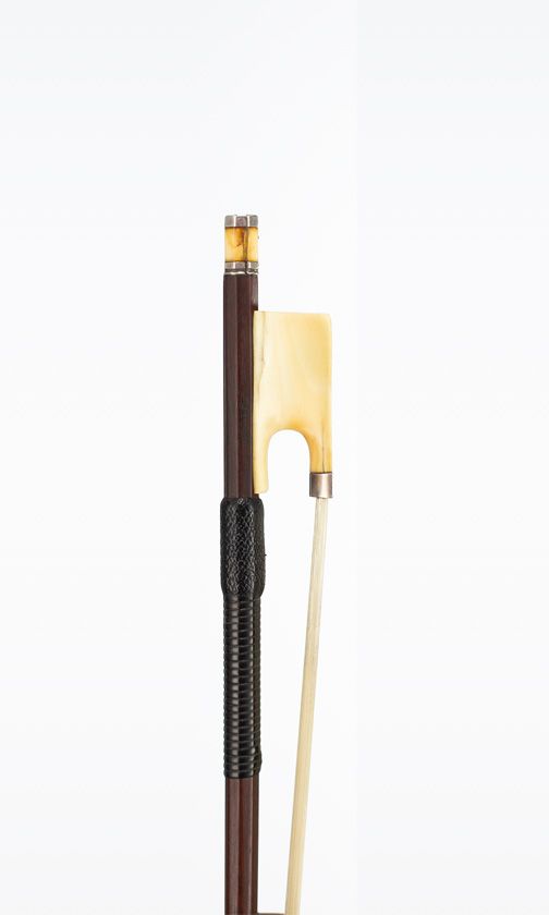 A silver and ivory-mounted violin bow by John Dodd, London, circa 1790