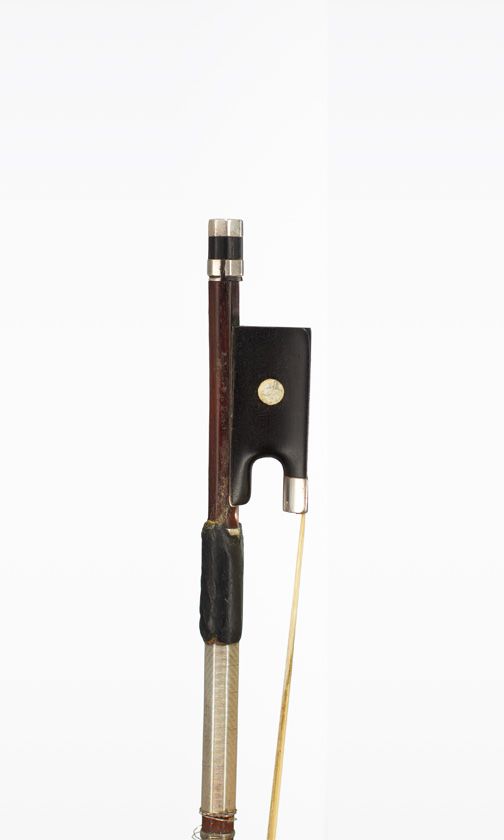 A silver-mounted violin bow by Alfred Lamy (Père), Paris, circa 1890